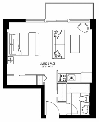 Ottawa Apartment Studio $1,599/month. Apartment for rent in Ottawa