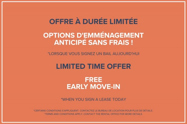 Quartier latin and south-central Apartment Studio $1,495/month. Apartment for rent in Quartier latin and south-central