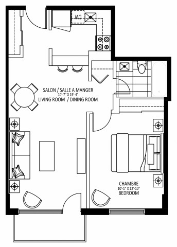 Plateau Mont-Royal Apartment 1 b. $1,689/month. Apartment for rent in Plateau Mont-Royal