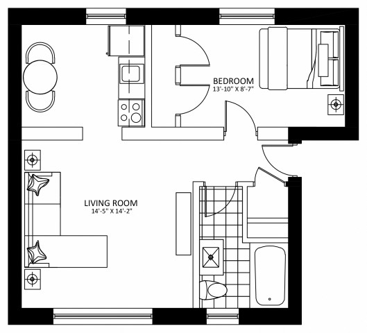 Hamilton Apartment 1 b. $1,699/month. Apartment for rent in Hamilton