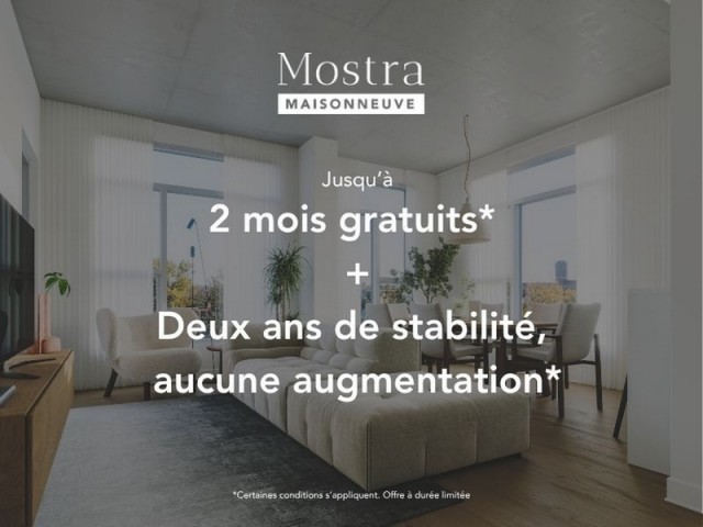Mercier and Nouveau-Rosemont Apartment 2 b. $2,452/month. Apartment for rent in Mercier and Nouveau-Rosemont