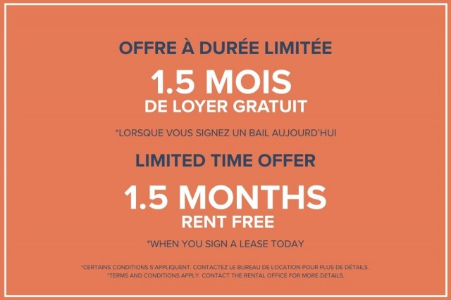 Ste-Rose Apartment 2 b. $2,095/month. Apartment for rent in Ste-Rose