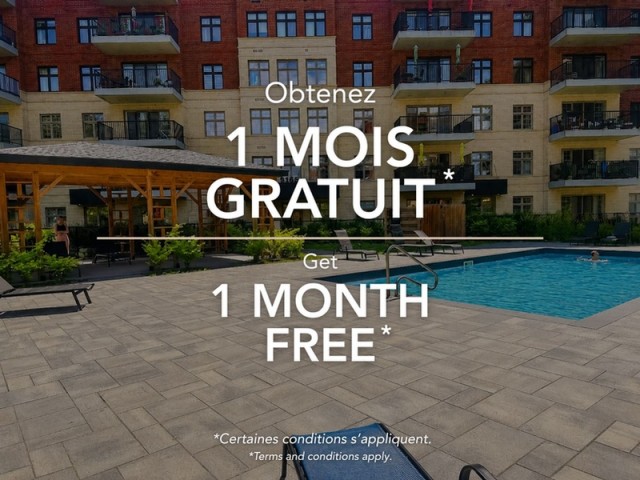 Brossard Apartment 1-2 b. $1,790/month. Apartment for rent in Brossard