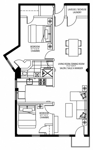 Westmount Apartment 2 b. $1,959/month. Apartment for rent in Westmount