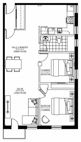 Westmount Apartment 2 b. $2,069/month. Apartment for rent in Westmount
