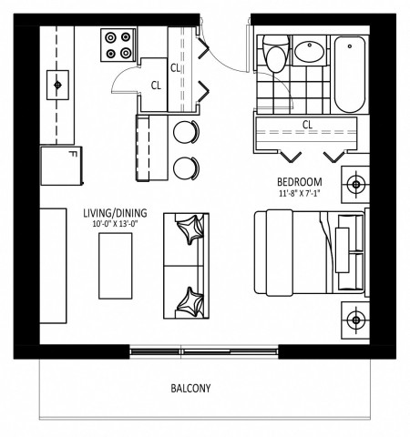 Mississauga Apartment Studio $2,025/month. Apartment for rent in Mississauga