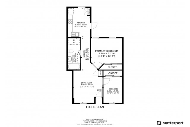 Pointe-Saint-Charles Apartment 2 b. $2,100/month. Apartment for rent in Pointe-Saint-Charles